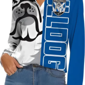 Canterbury-Bankstown Bulldogs Women's Casual Shirt Personalized Gift For Fans v4
