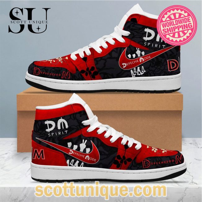 Spirit Depeche Mode Nike Air Jordan 1 High Top Sneaker -Soulcals.com