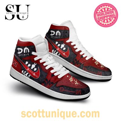 Spirit Depeche Mode Nike Air Jordan 1 High Top Sneaker -Soulcals.com