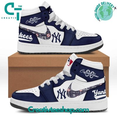 MLB New York Yankees Personalized Air Jordan 1 Sneaker - soulcals.com