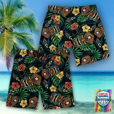 Houston Astros Mlb Hawaiian Shirt Beach Short - Hot Sale 2025