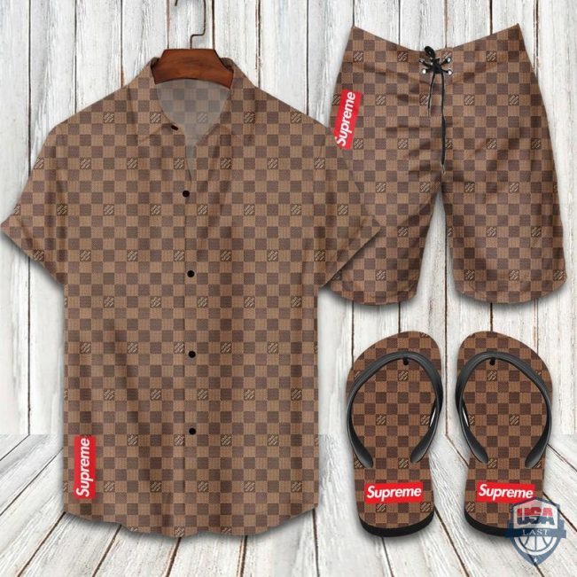 Louis Vuitton Combo Hawaiian Shirt And Short 25 - Hot Sale 2025
