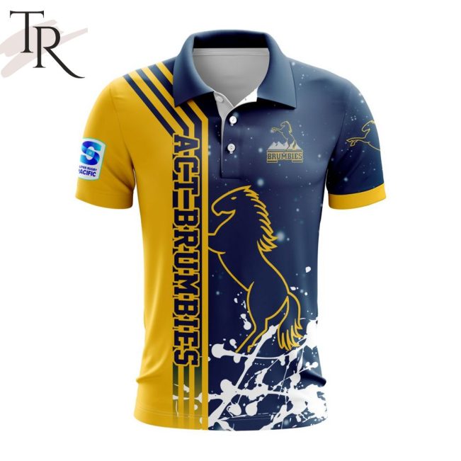 Super Rugby ACT Brumbies Special Design Polo Shirt - soulcals