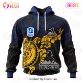 Super Rugby Act Brumbies Special Polynesian Design 3d Hoodie Out Of The World - demo10