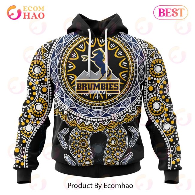 Super Rugby ACT Brumbies Specialized Ingredious Outfits Conceps 3D Hoodie -soulcals