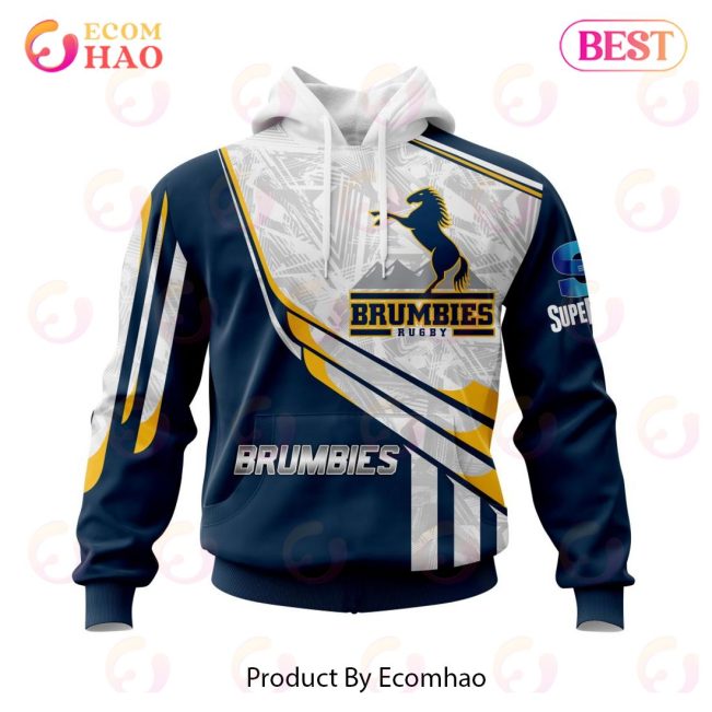 BEST Super Rugby ACT Brumbies Specialized Jersey Concepts 3D Hoodie -soulcals