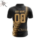 Super Rugby Auckland Blues Special Black And Gold Polo Shirt Super Sober - demo10