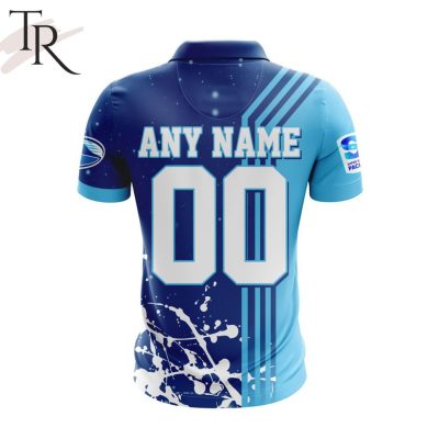 Super Rugby Auckland Blues Special Design Polo Shirt - soulcals