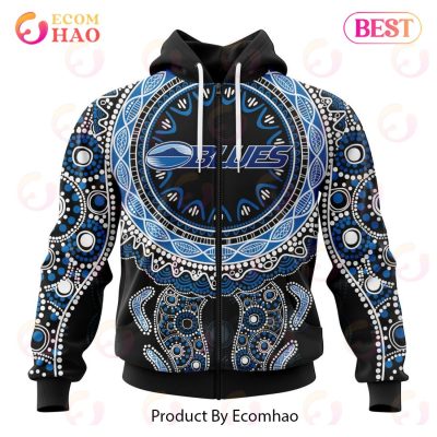 Super Rugby Auckland Blues Specialized Indigenous Outfits Concepts 3D Hoodie -soulcals