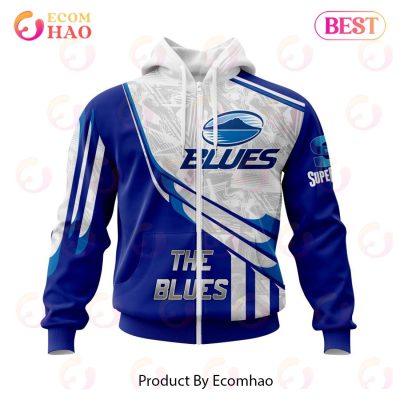 Super Rugby Auckland Blues Specialized Jersey Concepts 3D Hoodie -soulcals