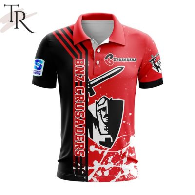 Super Rugby BNZ Crusaders Special Design Polo Shirt - soulcals