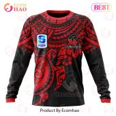 Super Rugby Bnz Crusaders Special Polynesian Design 3d Hoodie Looking So Nice - demo10