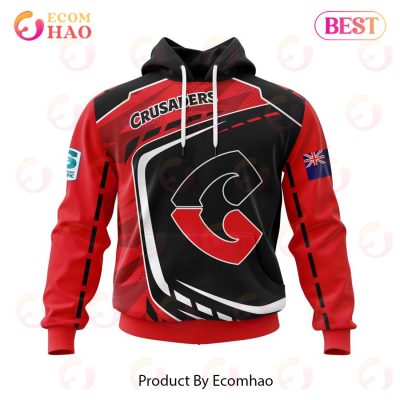 NEW Super Rugby BNZ Crusaders Specialized Jersey Concepts 3D Hoodie -soulcals