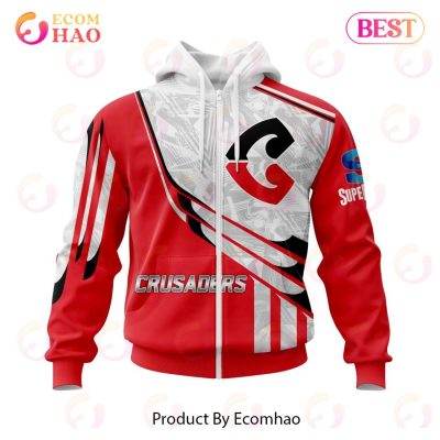 Super Rugby BNZ Crusaders Specialized Jersey Concepts 3D Hoodie -soulcals