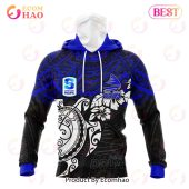 Super Rugby Fijian Drua Special Polynesian Design 3d Hoodie Studious Look - demo10