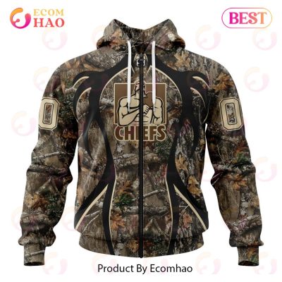 Super Rugby Gallagher Chiefs Specialized Hunting Camo 3D Hoodie -soulcals