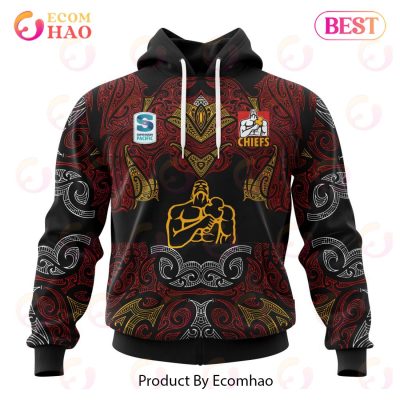 Super Rugby Gallagher Chiefs Specialized Indigenous Outfits Concepts 3D Hoodie -soulcals
