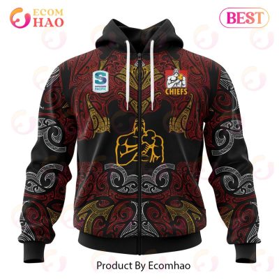 Super Rugby Gallagher Chiefs Specialized Indigenous Outfits Concepts 3D Hoodie -soulcals