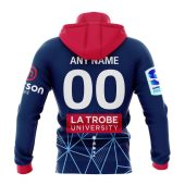 Super Rugby Melbourne Rebels 2023 Home Kits Hoodie Sizzling - demo10