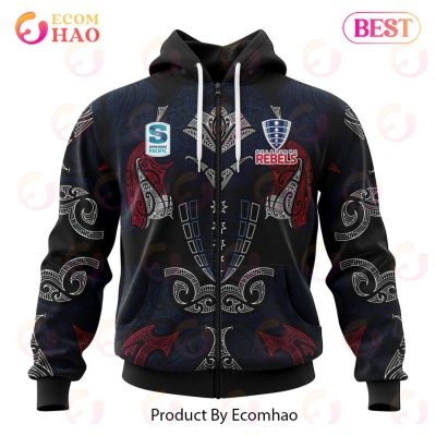 Super Rugby Melbourne Rebels Specialized Indigenous Outfits Concepts 3D Hoodie -soulcals