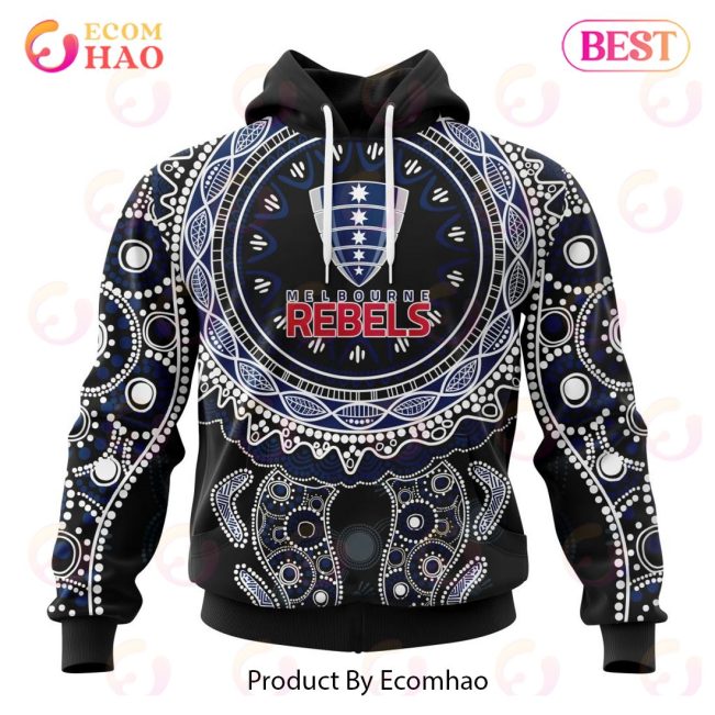 Super Rugby Melbourne Rebels Specialized Ingredious Outfits Conceps 3D Hoodie -soulcals