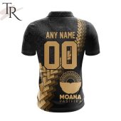 Super Rugby Moana Pasifika Special Black And Gold Polo Shirt Nice Shot Bro - demo10