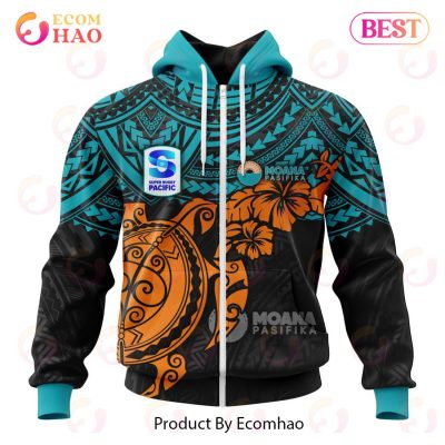 Super Rugby Moana Pasifika Special Polynesian Design 3D Hoodie -soulcals