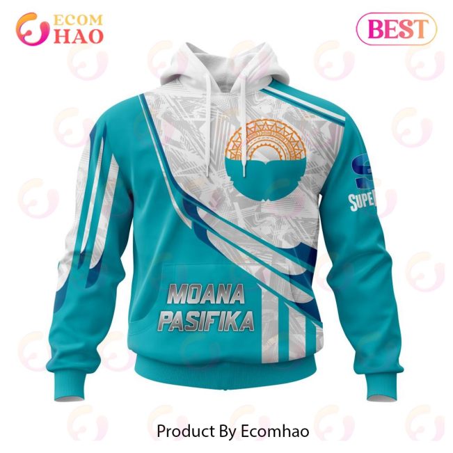 Super Rugby Moana Pasifika Specialized Jersey Concepts 3D Hoodie -soulcals