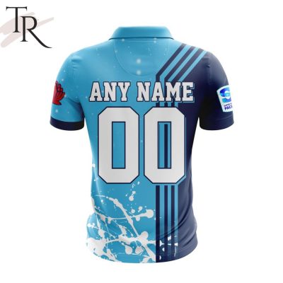 Super Rugby New South Whale Waratahs Special Design Polo Shirt - soulcals