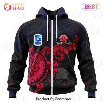 Super Rugby New South Whale Waratahs Special Polynesian Design 3D Hoodie -soulcals