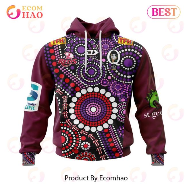 Super Rugby Queensland Reds Indigenous Kits 2022 -soulcals