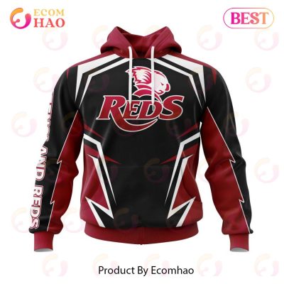 Super Rugby Queensland Reds Special Kits 3D Hoodie -soulcals