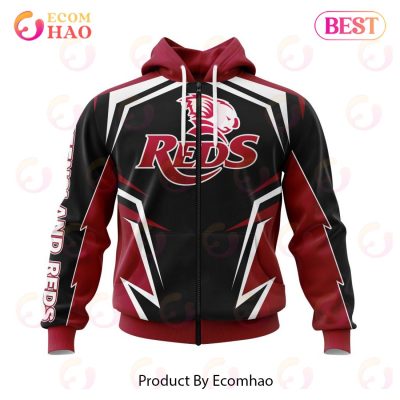 Super Rugby Queensland Reds Special Kits 3D Hoodie -soulcals
