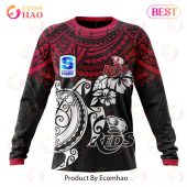 Super Rugby Queensland Reds Special Polynesian Design 3d Hoodie Cool Dp - demo10