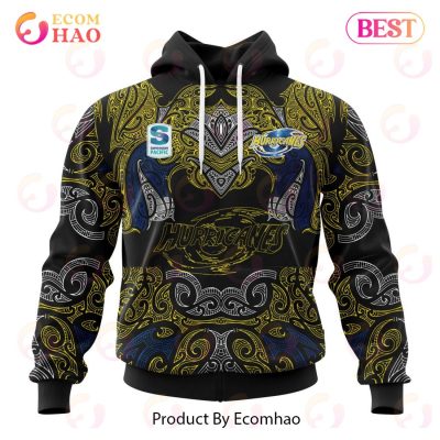 Super Rugby Wellington Hurricanes Specialized Indigenous Outfits Concepts 3D Hoodie -soulcals
