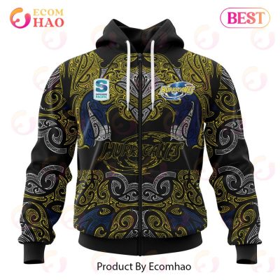 Super Rugby Wellington Hurricanes Specialized Indigenous Outfits Concepts 3D Hoodie -soulcals