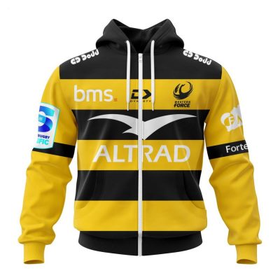 Super Rugby Western Force 2023 Away Kits Hoodie - soulcals