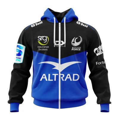 Super Rugby Western Force 2023 Home Kits Hoodie - soulcals