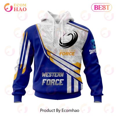 BEST Super Rugby Western Force Specialized Jersey Concepts 3D Hoodie -soulcals