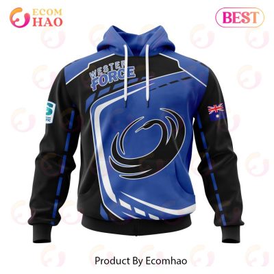 NEW Super Rugby Western Force Specialized Jersey Concepts 3D Hoodie -soulcals