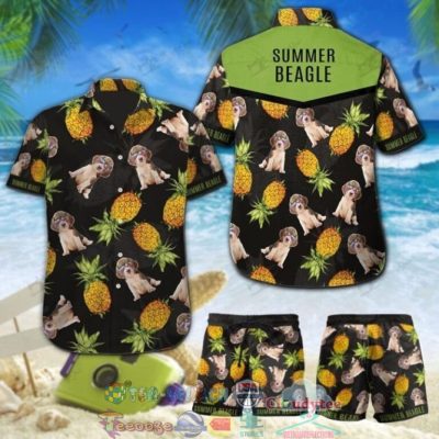 Summer Beagle Pineapple Hawaiian Shirt And Shorts - Hot Sale 2025