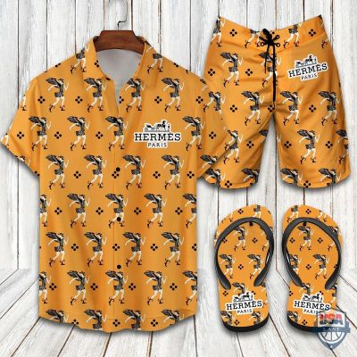 Hermes Hawaiian Shirt Beach Short - Hot Sale 2025