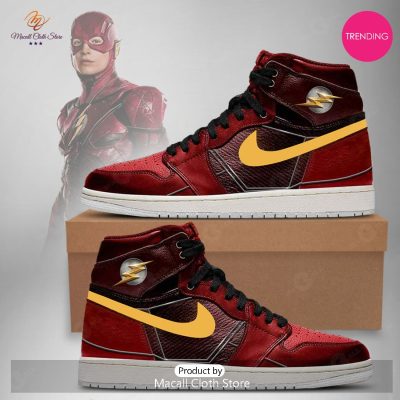 [TRENDING EDITION] 2023 DC Justice League Flash Air Jordan High Top Sneaker - soulcals