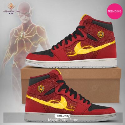 [TRENDING EDITION] 2023 DC Justice League The Flash Air Jordan High Top Sneaker - soulcals