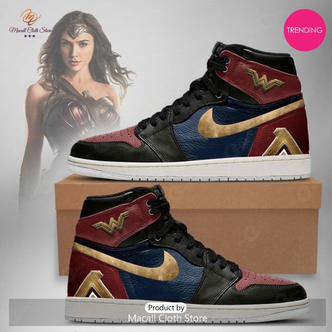 [TRENDING EDITION] 2023 DC Justice League Wonder Woman Air Jordan High Top Sneaker - soulcals