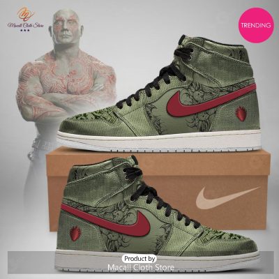 [TRENDING EDITION] 2023 GOTG Marvel Drax Air Jordan High Top Sneaker - soulcals
