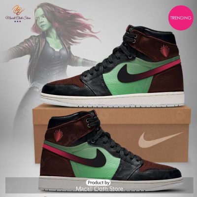 [TRENDING EDITION] 2023 GOTG Marvel Gamora Air Jordan High Top Sneaker - soulcals