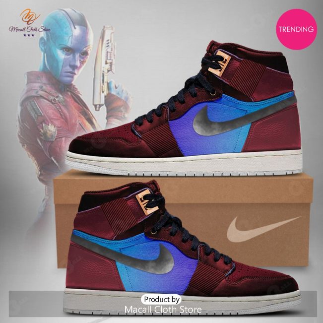 [TRENDING EDITION] 2023 GOTG Marvel Nebula Air Jordan High Top Sneaker - soulcals