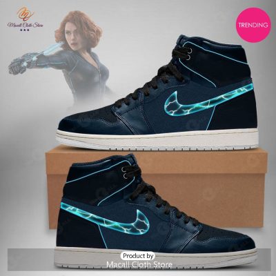 [TRENDING EDITION] 2023 Marvel Avengers Black Widow Luxury Air Jordan High Top Sneaker - soulcals
