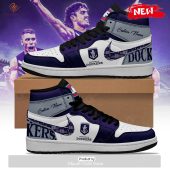 [TRENDING EDITION] AFL Fremantle Dockers Personalize Air Jordan High Top Sneaker - soulcals